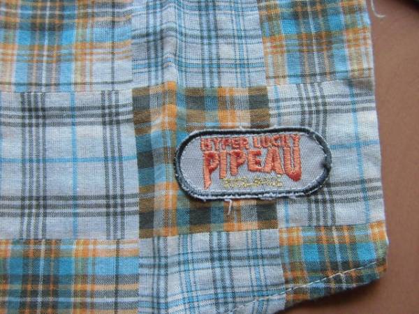 ★★★新品タグ付★PIPEAUパッチワークシャツベージュ系★★★
