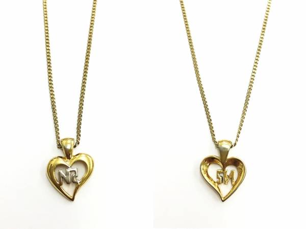【ネックレス】約36＋6cm ニナリッチ ロマンチックなハート Nina Ricci