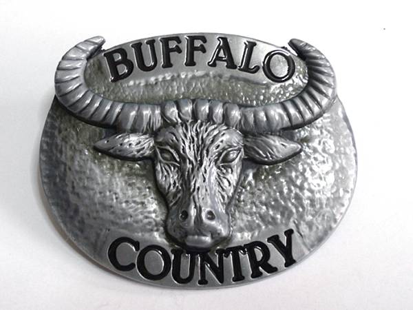 【ベルトバックル】BUFFALO COUNTRY★バッファロー★牛★ウシ_画像1