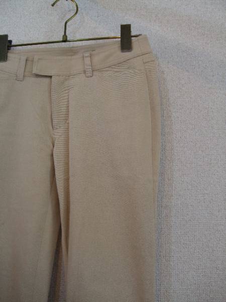 QUEENSCOURTベージュブーツカットパンツ（USED）20215②)