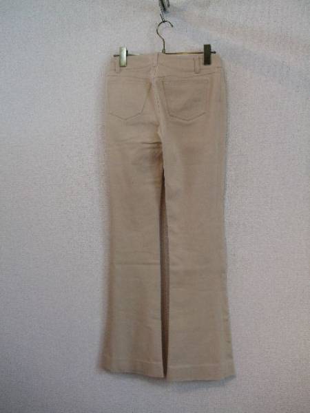 QUEENSCOURTベージュブーツカットパンツ（USED）20215②)