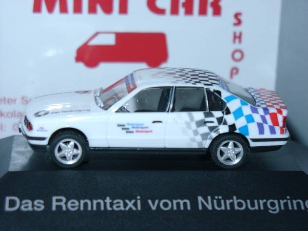 S=1/87☆herpa製 特注BMW 5er/E34(DasRenntaxi von Nurburgring)_※　極少数しか出回っていないと思います。