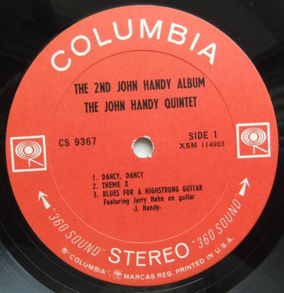 ◆ JOHN HANDY / The 2nd John Handy Album ◆ Columbia CS-9367 (2eye) ◆ W_画像3