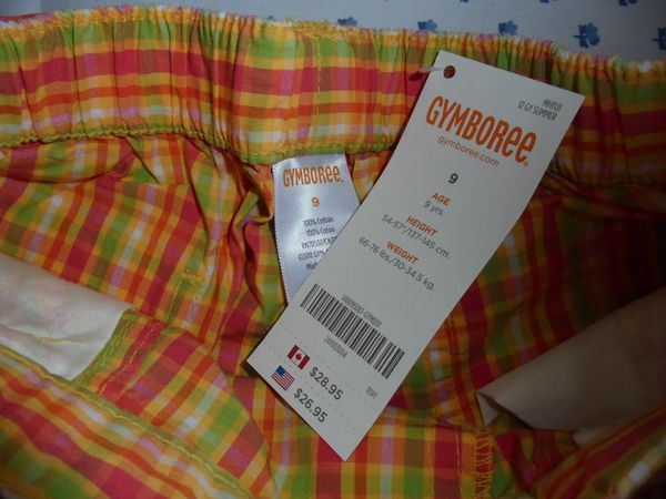  новый товар * Gymboree * orange проверка. шорты *9 лет 