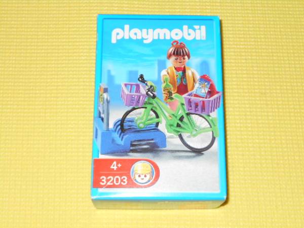 大注目】 playmobil☆3203 スーパーマーケット 駐輪所 プレイモービル