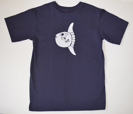  man bow T-shirt, navy, fishing, fish T-shirt, free shipping,M