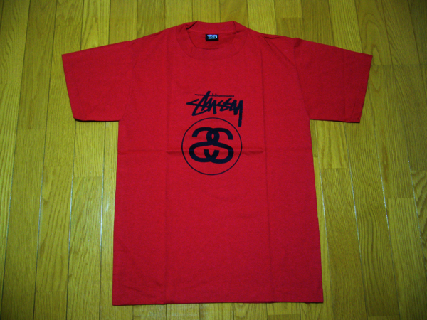 高品質 デッドストック 新品 90年代初期 SSロゴ 半袖Tシャツ STUSSY Mサイズ