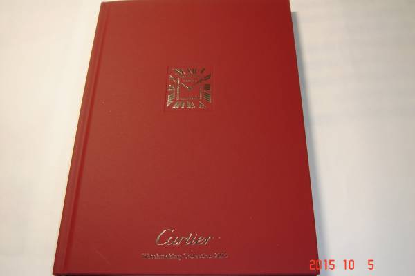  Cartier 2016 год часы каталог ( таблица цен нет )