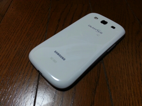 即落/即発!!超美品 SC-06D Galaxy S3 ホワイト_画像2
