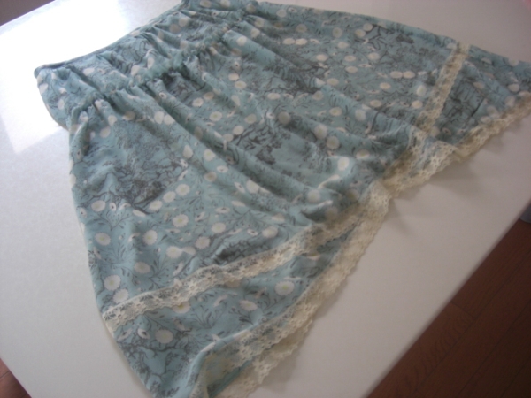  прекрасный товар Dgrace цветочный принт юбка бледно-голубой 
