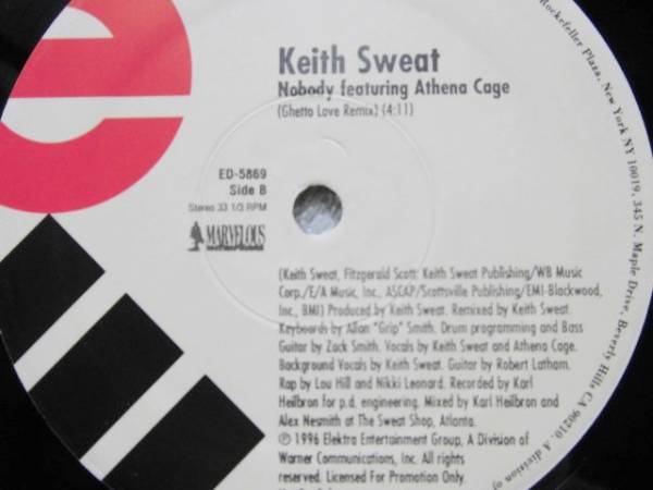 Keith Sweat/Just A Touch/slave/new jack swing/５点送料無料_画像3