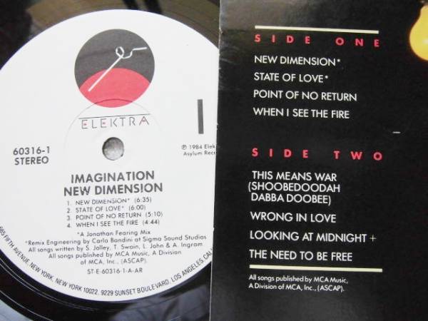 Imagination/New Dimension/ＣＤ~ＬＰ５点以上送料無料_画像3