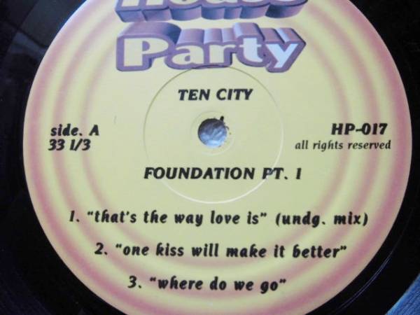 Ten City/Foundation PT.1/ＣＤ~ＬＰ５点以上送料無料_画像1