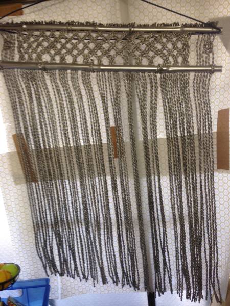  rare . Noren silver color silver ( indoor for ) width 90cm× height 120cm