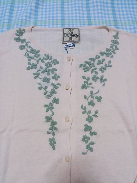 ★★★ホコモモラ★カーディガン★刺繍★★新品★★★