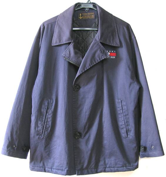 ◆トミーヒルフィガー 中綿入 綿生地 シングル ピーコート/JKT◆