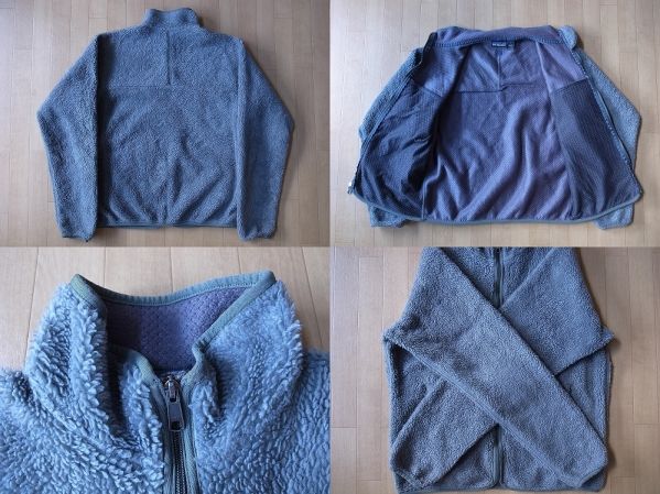 90's USA制 パタゴニア レトロカーディガン フリース ジャケット S グレー～グリーン系 PATAGONIA Retro CardiganレトロX ブルゾン