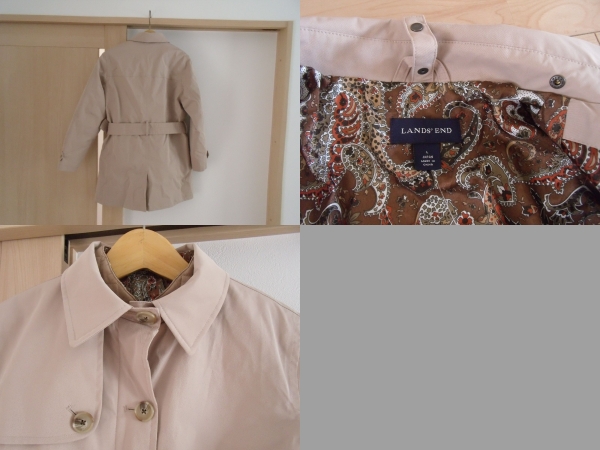 LAND'S END ランズエンド 2WAY COAT コート ベージュ