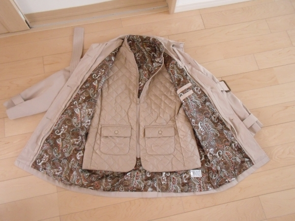 LAND'S END ランズエンド 2WAY COAT コート ベージュ