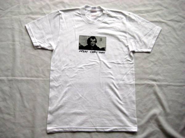L размер! трудно найти 15 Supreme Merry Christmas Tee T- рубашка белый 