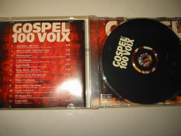 ★【GOSPEL POUR 100 VOIX】CD[輸入盤]・・・ゴスペル/Kumbaya,my lord/Precious lord/Can't nobody/Many rivers to cross/Oh happy day_画像2