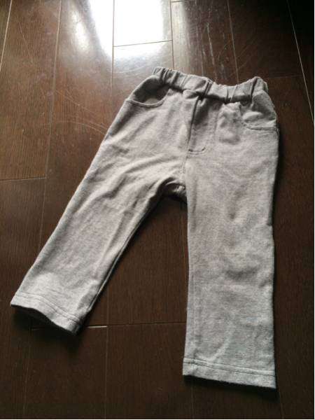 無印良品☆パンツ80☆グレー