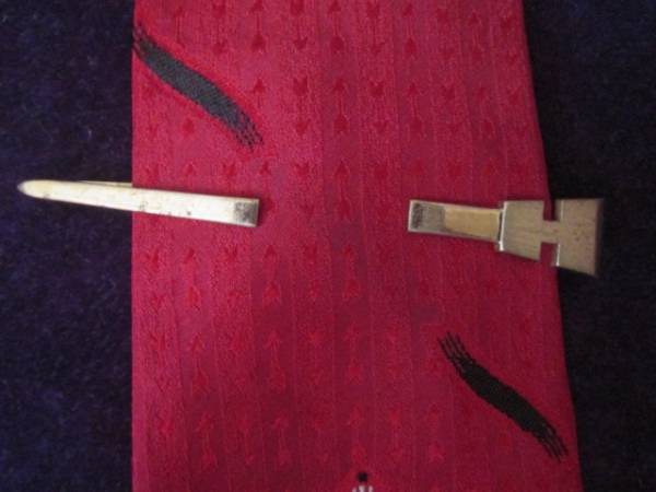 ◆50's　ビンテージ　SWANK社タイバー　USA制 アメリカアンティーク/紳士40'sアメカジトラッド古著ネクタイミッドセンチュリー