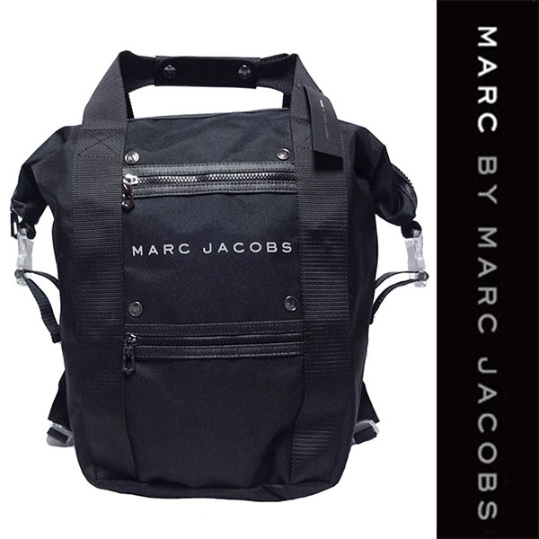 新品 MARC BY MARC JACOBS BACKPACK マーク バイ マーク ジェイコブス バックパック リュック デイパック ブラック 正規品 入手困難 A1_画像1