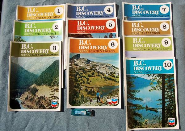  sightseeing guide Canada B.C Discovery Guide: 1~10 Chevron 1971