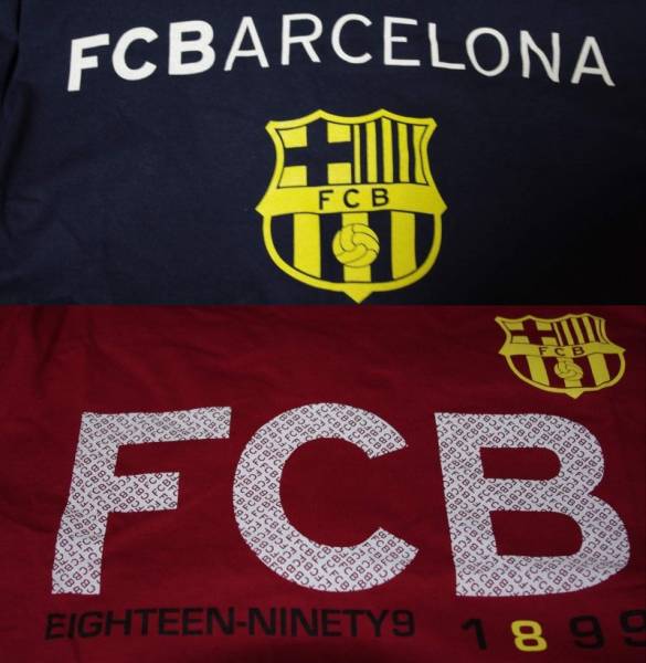 Barcelona 2Pack FCB Graphic Tee XL UK輸入品 バルセロナ_画像2