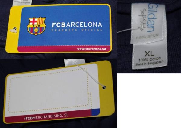 Barcelona 2Pack FCB Graphic Tee XL UK輸入品 バルセロナ_画像3