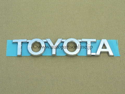 TOYOTA エンブレム EMBLEM YARIS ヴィッツ VITZ 13 130 部品 PARTS アクセサリー 用品 トヨタ 純正 海外 欧州 仕様 パーツ リア_画像1