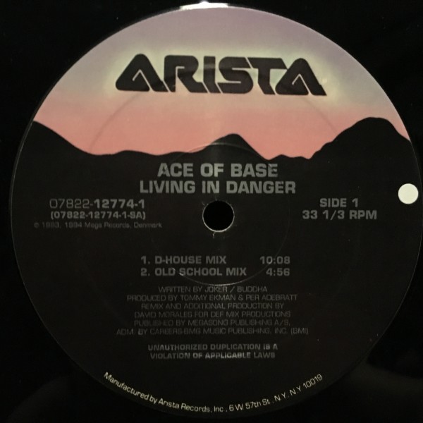 Ace Of Base / Living In Danger_画像2