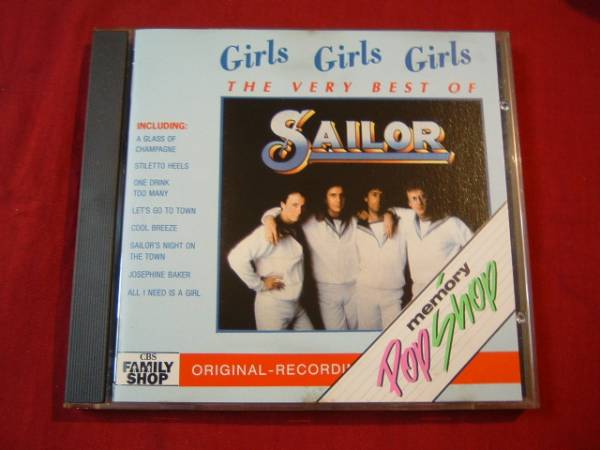 CD【セイラー/SAILOR】Girls Girls Girls～BEST OF SAILOR●即決_画像1