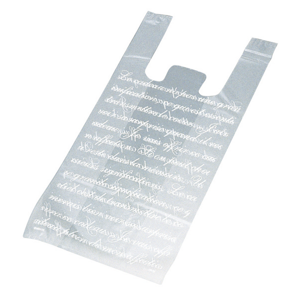 フロスト(半透明) レジ袋 L(30×55) 100枚 買い物 バッグ 行事