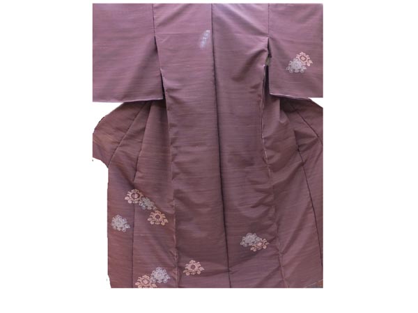 しっかりと織上げた紬 訪問着オシャレ度最高 5万円 しっかりと織上げた紬 訪問着オシャレ度最高 5万円