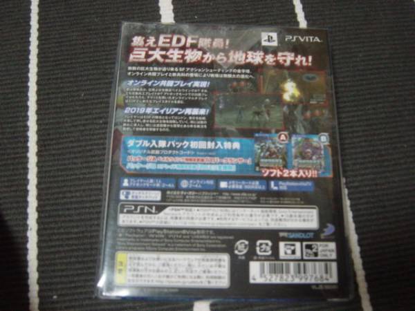  б/у PSVITA: The Earth Defense Army 2 портативный V2 двойной входить . упаковка 