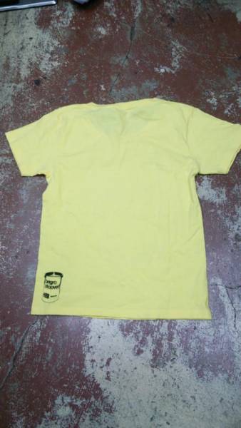  原文:Graniph グラニフ 半袖 プリント 黄色 Tシャツ
