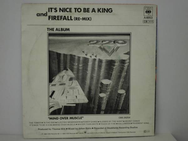 METAL/220 VOLT/IT'S NICE TOBE A KING/FIREFALL(Remix)7inch (d887)