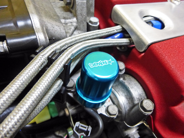 DownStar Inc VTECソレノイド キャップ-TEAL USDM北米JDM HONDAホンダ CIVICシビックB16A ACURAアキュラINTEGRAインテグラB18C