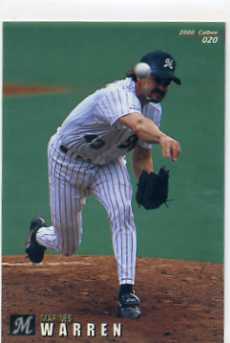  Calbee Professional Baseball 00 020 War Len | Chiba Lotte Marines 