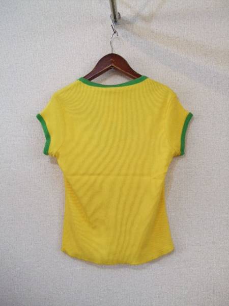 suspect黄色半袖Tシャツ（USED）72914_画像3