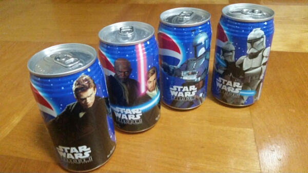 Star * War z Pepsi-Cola 4 видов дизайн жестяная банка будет . 