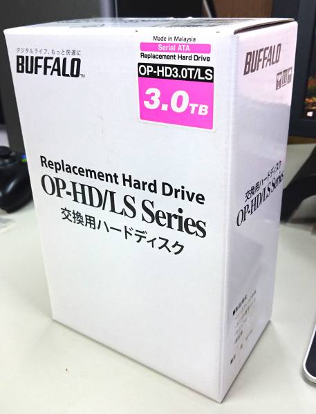 ★BUFFALO LinkStation NAS LS-QL用3.0TB HDD【美品・中古品！】_画像3