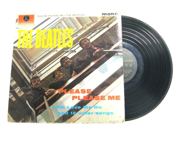 UK盤 Gold Parlophone /Beatles /Please Please Me マザー1_画像2
