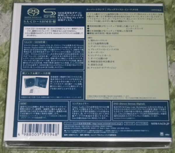 スーパートランプ ブレックファスト・イン・アメリカ SA-CD SHM_画像2