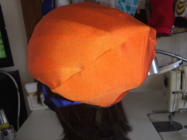  bicycle helmet cap orange helmet mask helmet cover helmet. put on change conspicuous helmet ventilation equipped 