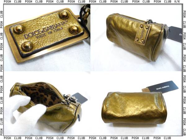 Dolce & Gabbana [BV0017] машина f* сумка * Gold цвет H8.5xW13.5xD6cm бардачок 