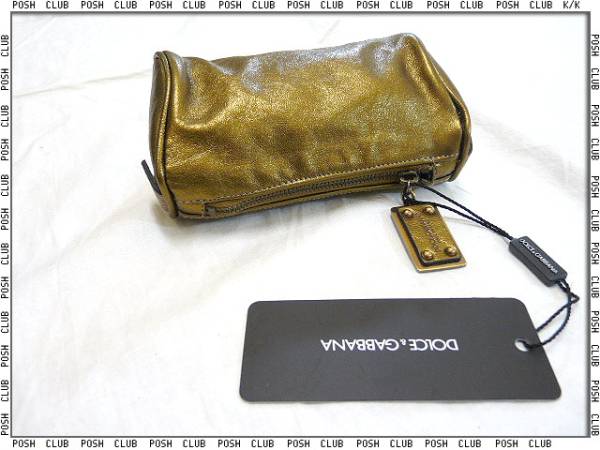  Dolce & Gabbana [BV0017] машина f* сумка * Gold цвет H8.5xW13.5xD6cm бардачок 