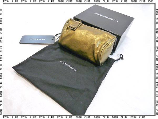  Dolce & Gabbana [BV0017] машина f* сумка * Gold цвет H8.5xW13.5xD6cm бардачок 